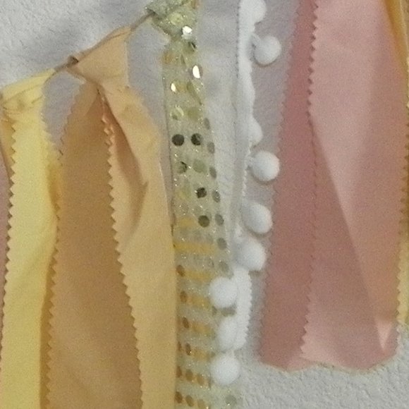 1 Year Old Birthday Boho Ribbon Swag High Chair Garland - Picture 7 of 8